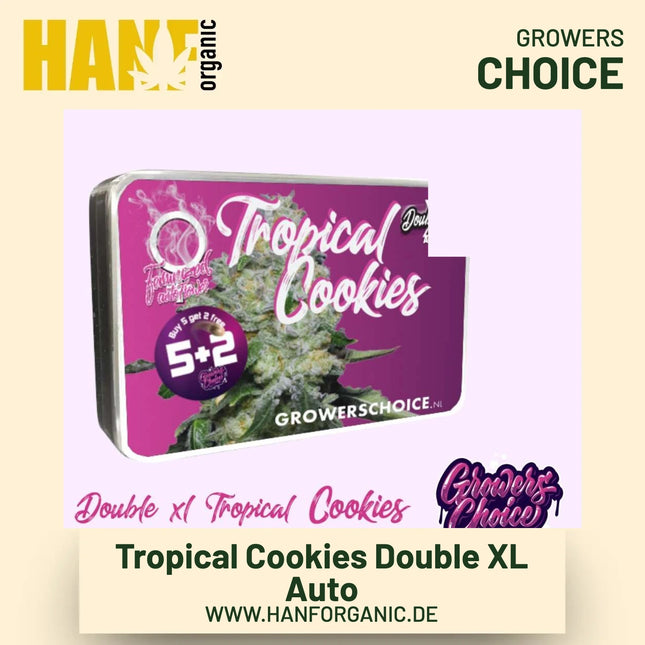 Tropical Cookies Double XL Autoflower Hanfsamen von Growers Choice