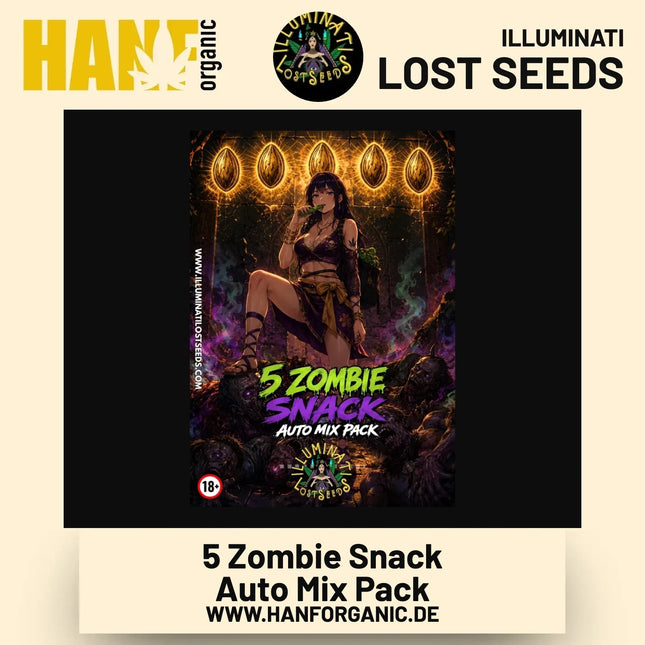 5 Zombie Snack Auto Mix Pack Hanfsamen von Illuminati Lost Seeds