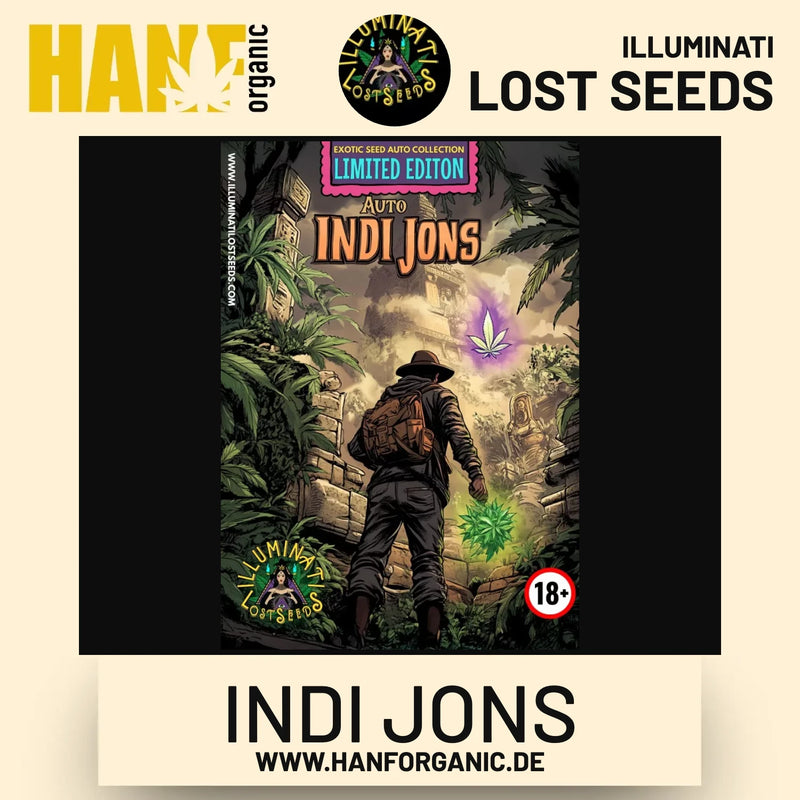 Indi Jons Auto Hanfsamen von Illuminati Lost Seeds
